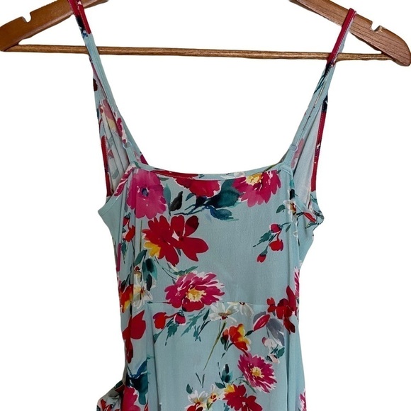 Yumi Kim Island Time Floral Wrap Mini Dress, Size Small - Picture 7 of 12